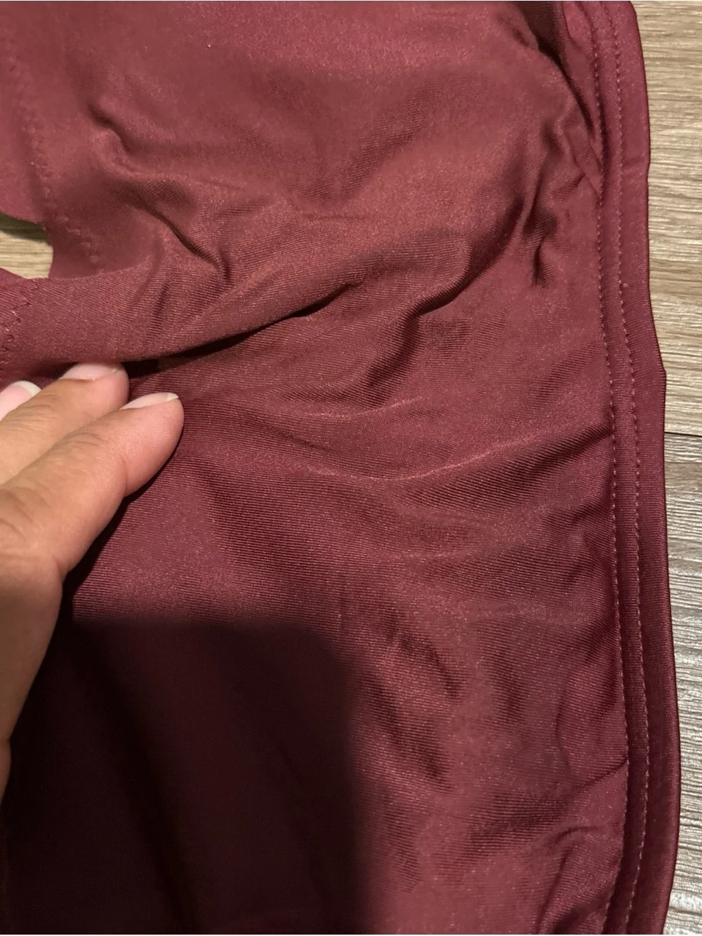 kate spade Scalloped Bandeau Top in Dusty Mauve